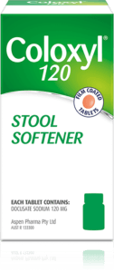 Coloxyl 120 Stool Softener - front view of the 120ml box