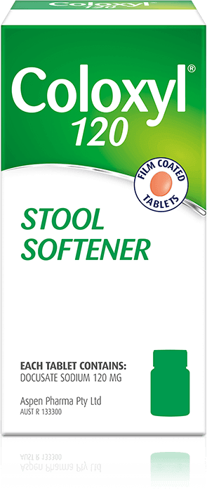 Coloxyl 120 Stool Softener - front view of the 120ml box